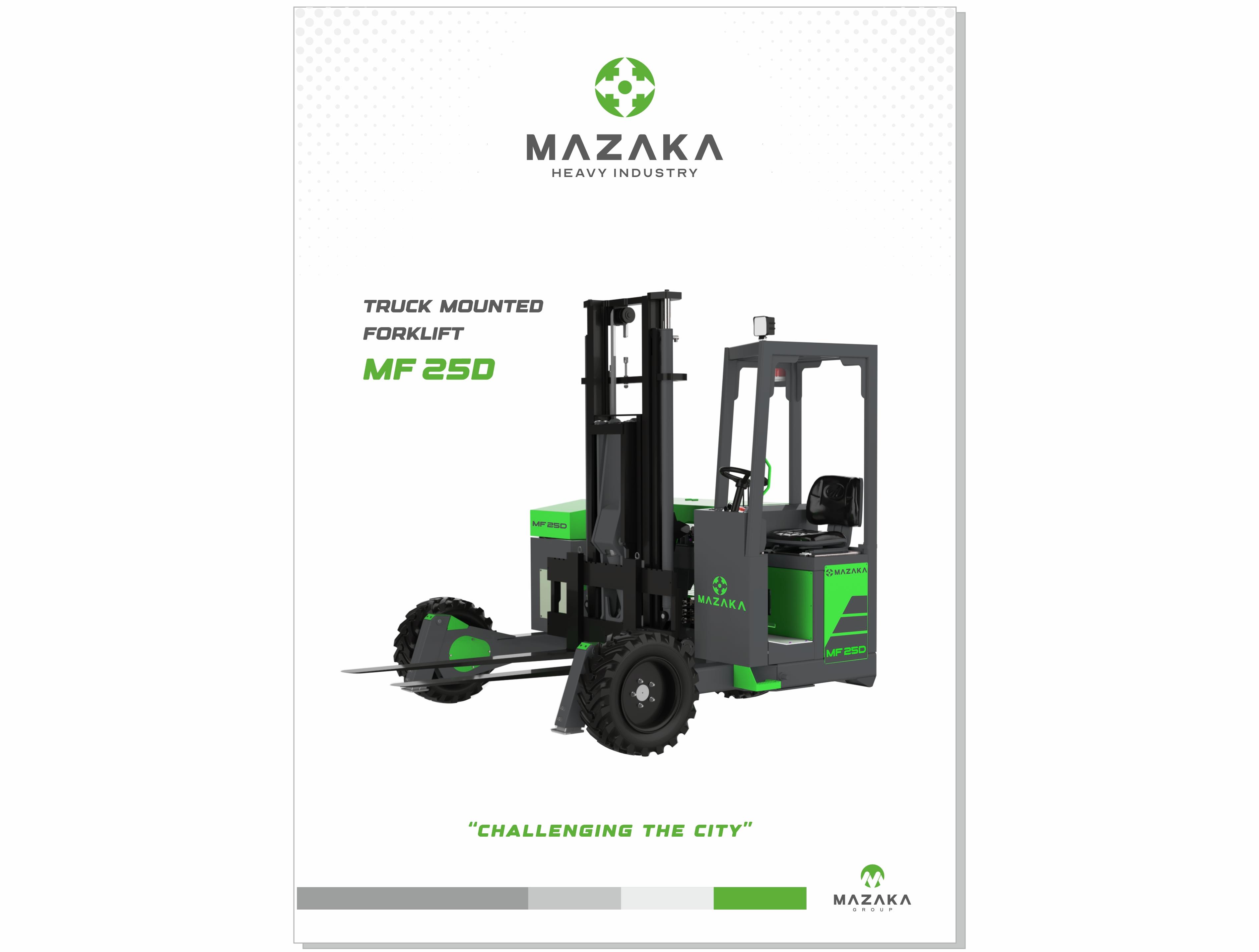 Truck Mounted Forklift MF25D 