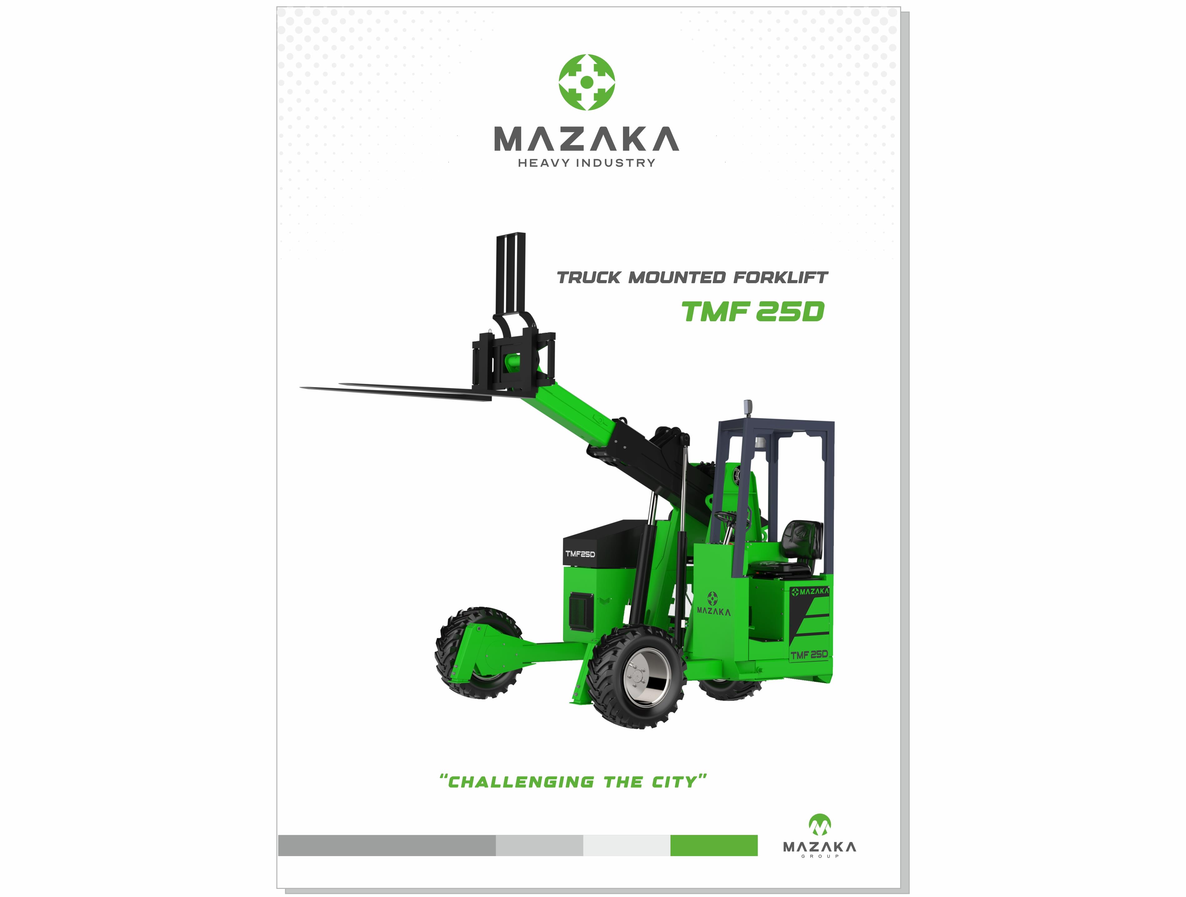 Truck Mounted Forklift TMF25D 