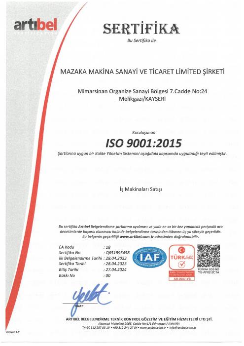 ISO 9001 Certifica