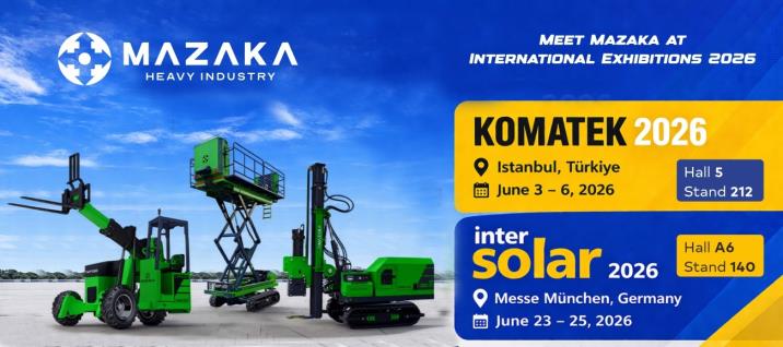 Mazaka at KOMATEK 2026 and Intersolar Europe 2026