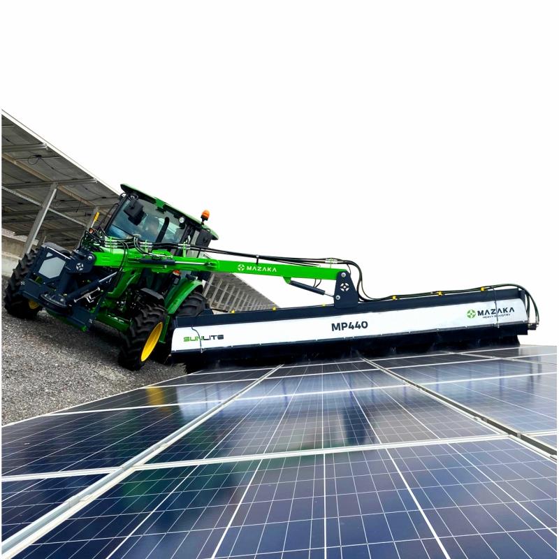 Solar Panel Cleaning Brush Machinery